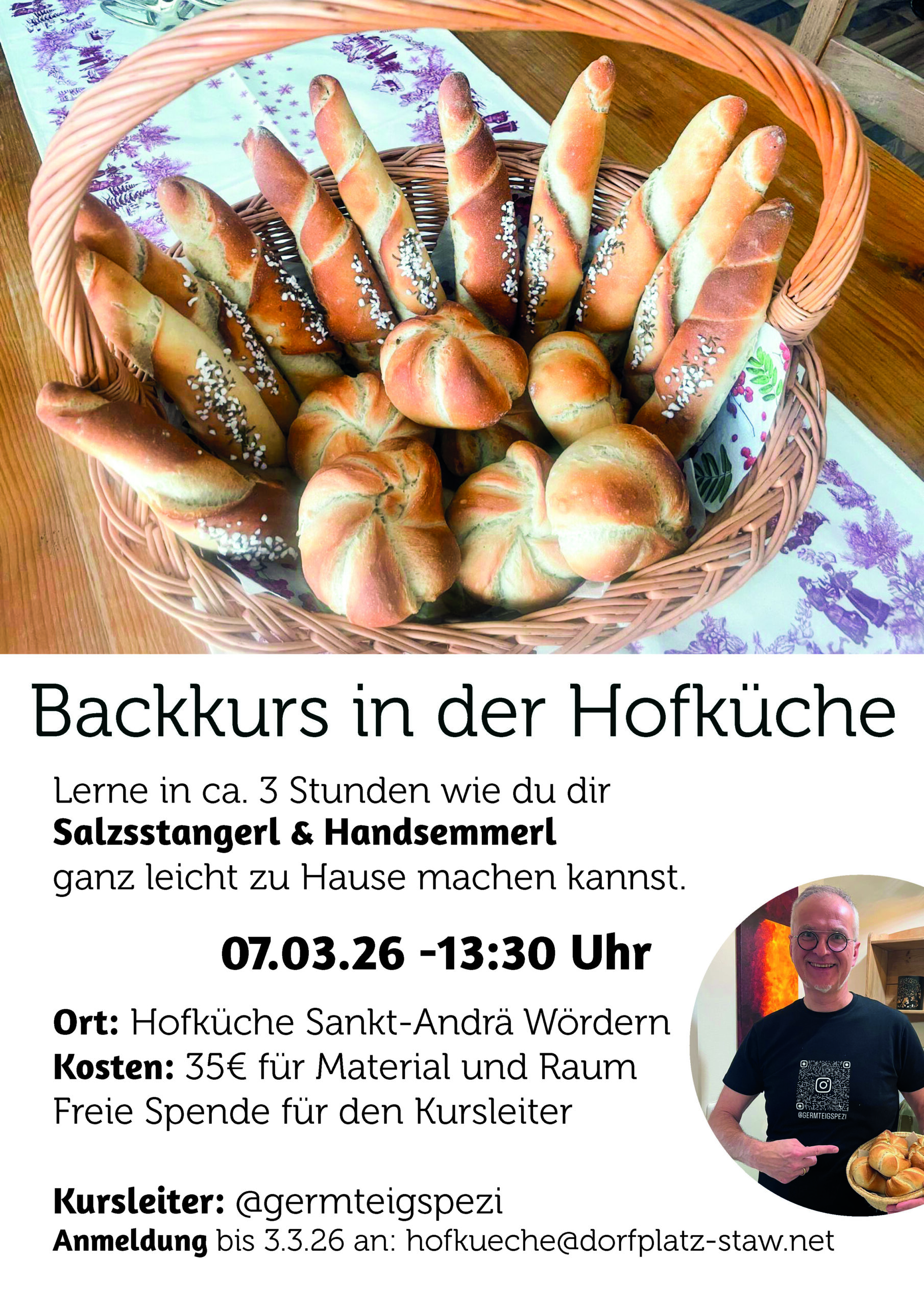 Backkurs germteigspezi
